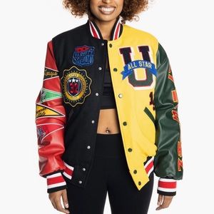 Smokerise Official Varsity Jacket. Colorful Varsity Jacket. Streetwear/Outerwear